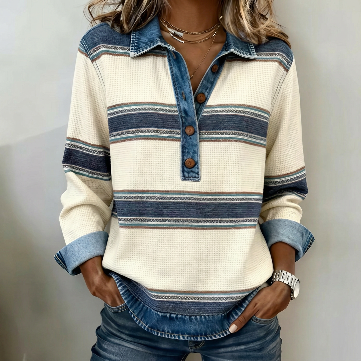 Lisa™ | Stylish Printed Sweater