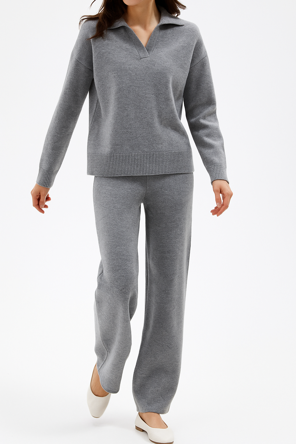 Grace | Polo Knit Set