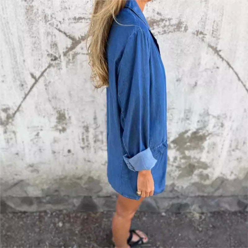 Mireia™ | Effortless Denim Blazer