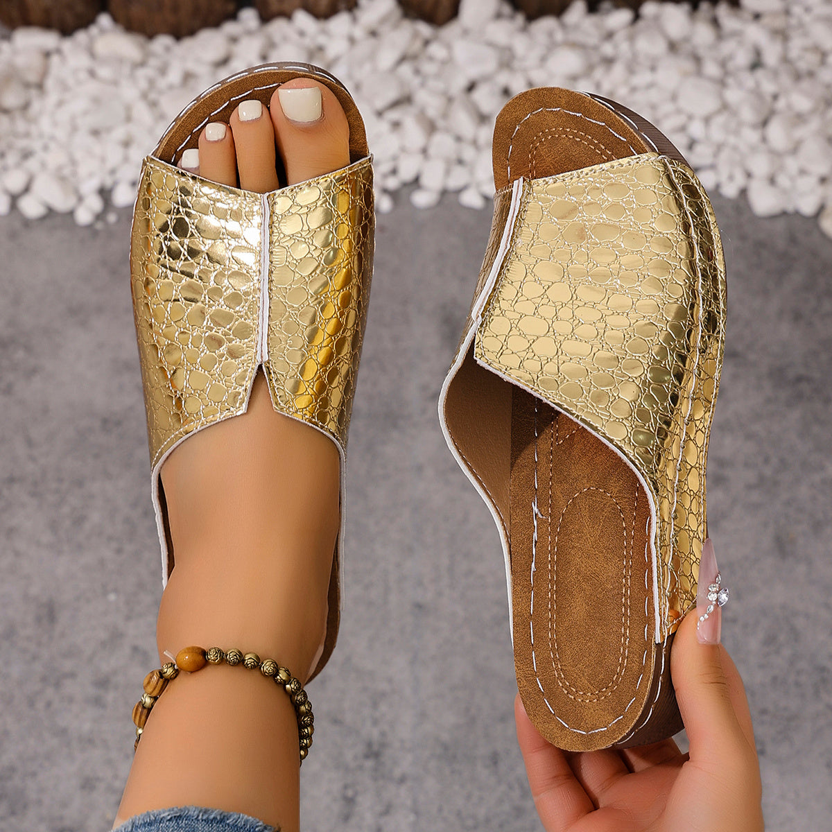 Mira – ORTHOPEDIC WEDGE SANDALS