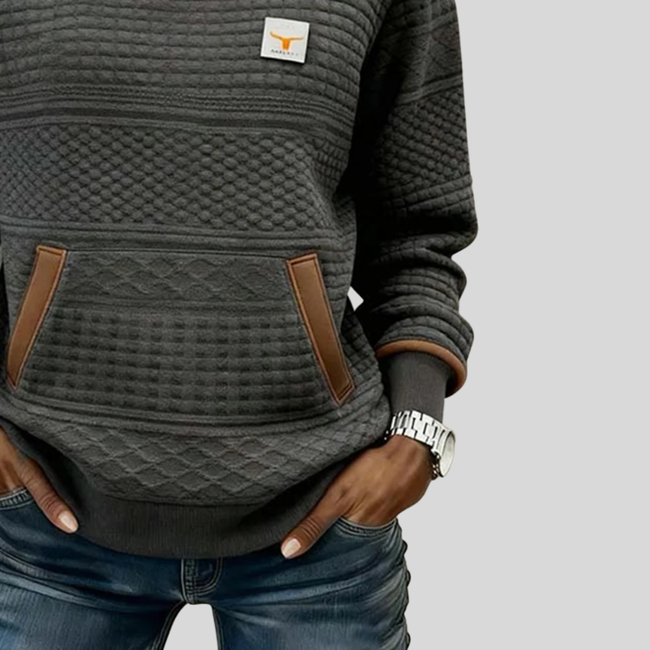 Talinae™ | Crew Neck Colorblock Sweatshirt
