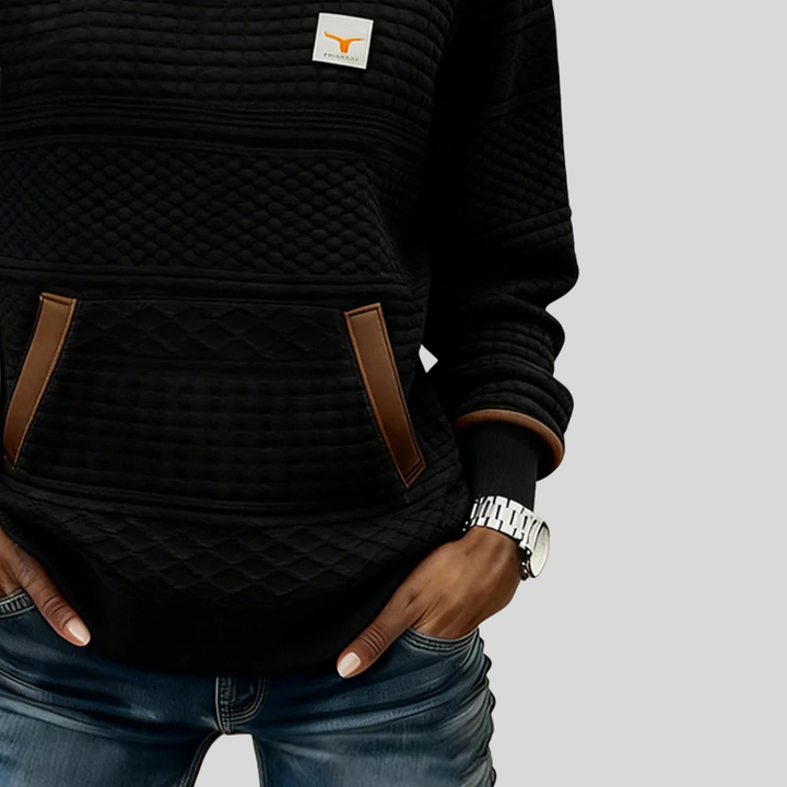 Talinae™ | Crew Neck Colorblock Sweatshirt