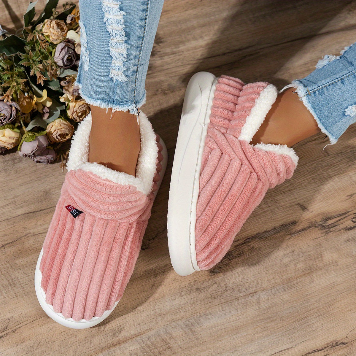 Molly | Plush Indoor–Outdoor Slippers