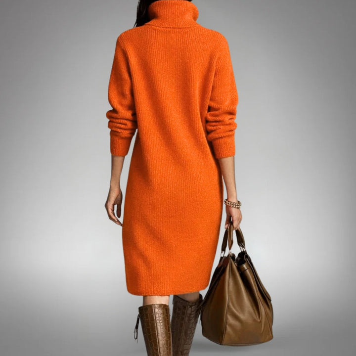 JUDITH | Elegant Button Midi Dress