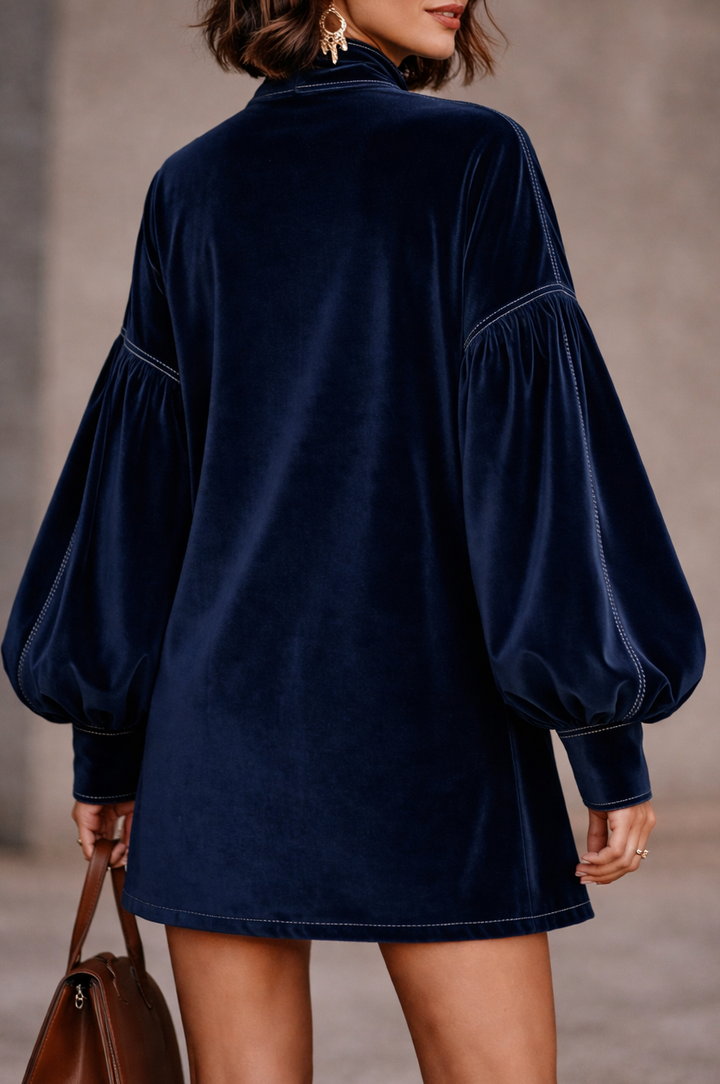 AVA | Elegant Velvet Mini Dress