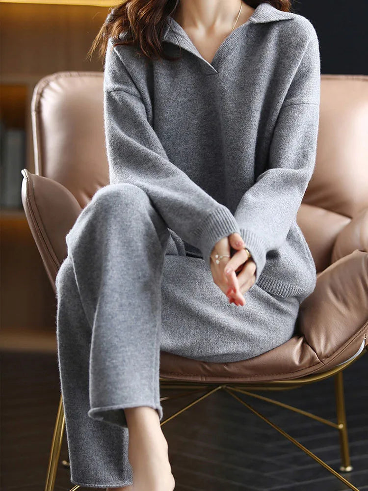 Grace | Polo Knit Set