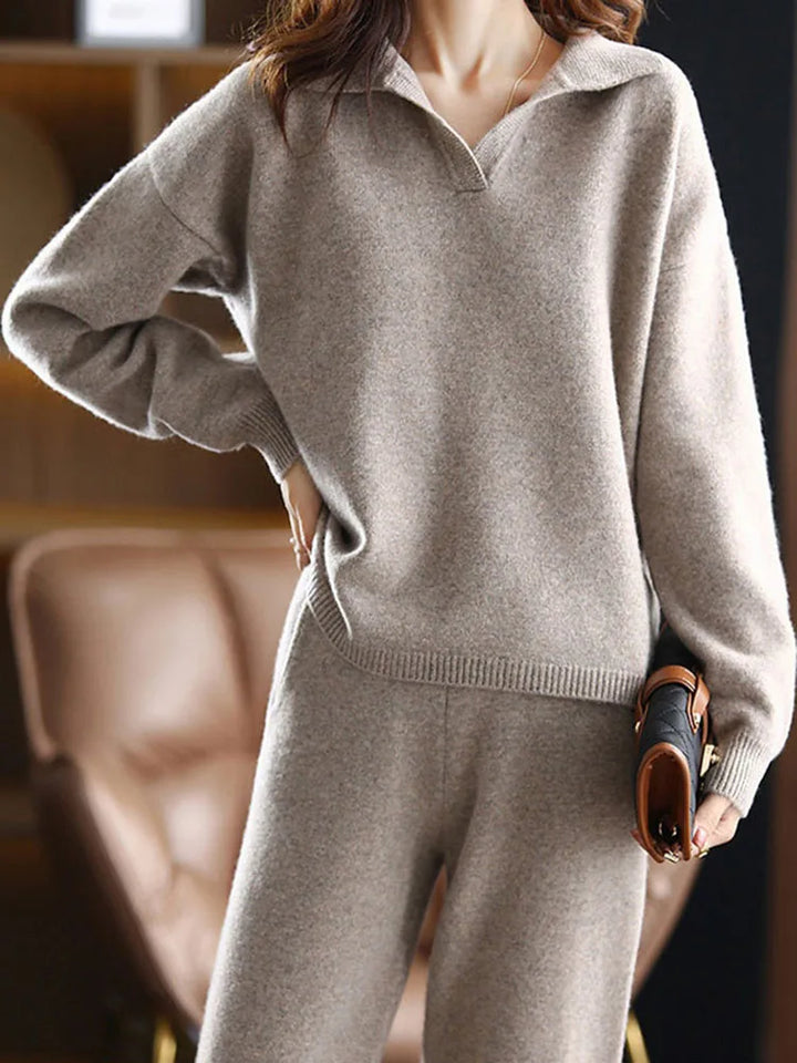 Grace | Polo Knit Set