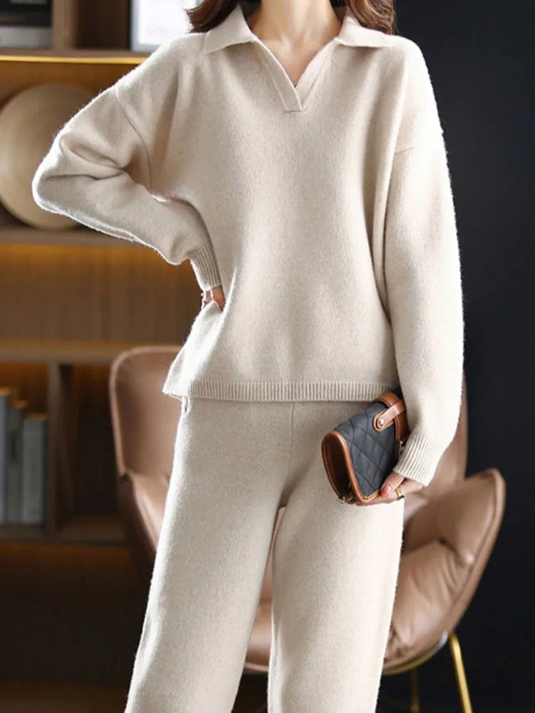 Grace | Polo Knit Set