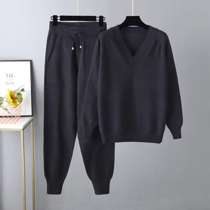 Evaris | Long Sleeve Two-Piece Set